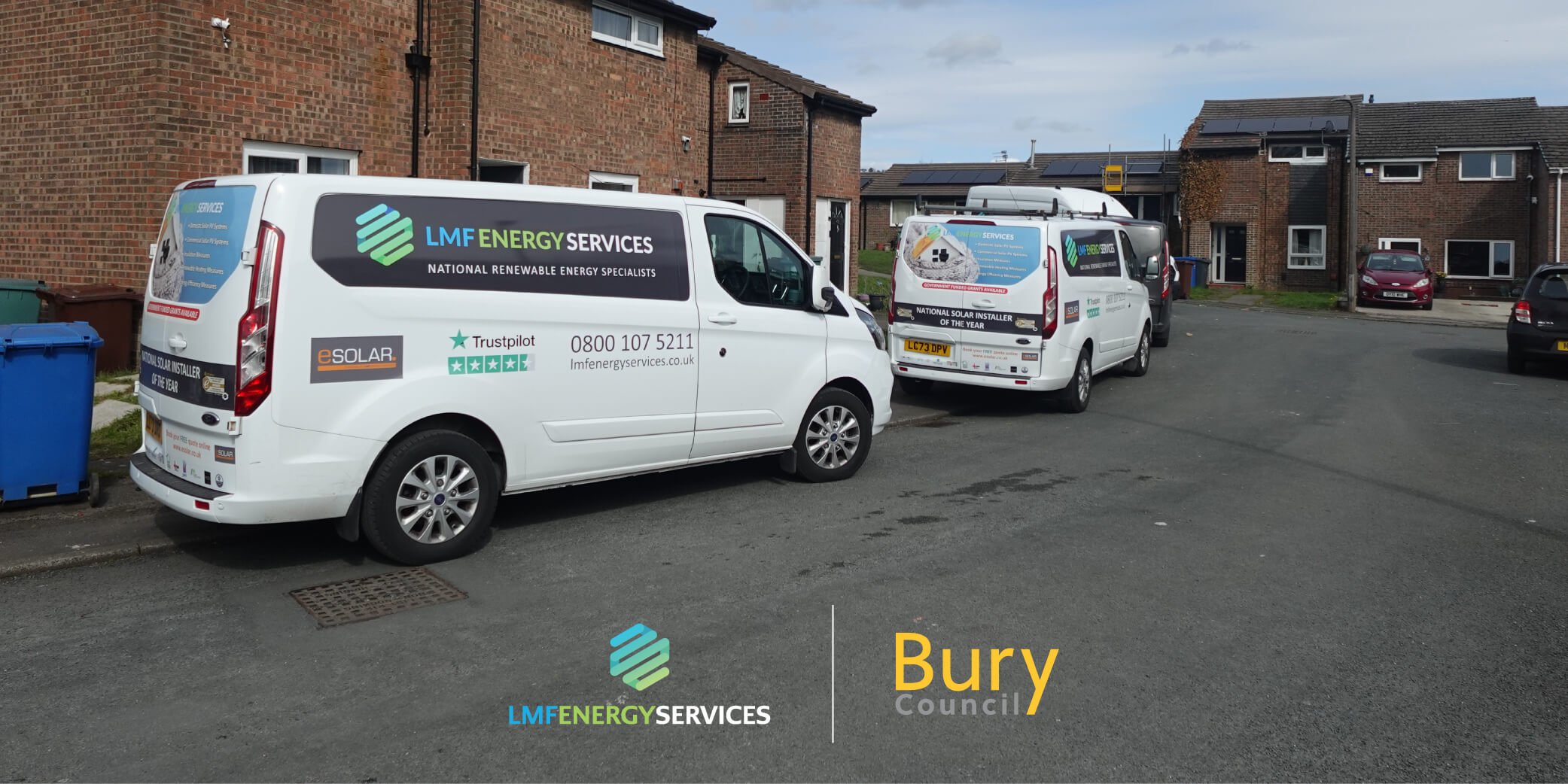 LMF vans in Bury